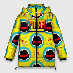 Куртка зимняя женская PUBG YELLOW, цвет: 3D-черный