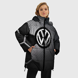 Куртка зимняя женская VOLKSWAGEN, цвет: 3D-черный — фото 2