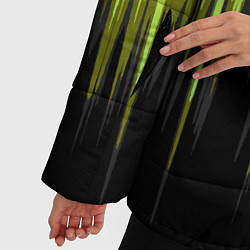 Куртка зимняя женская CYBERPUNK 2077, цвет: 3D-черный — фото 2