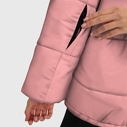 Куртка зимняя женская Minecraft Pig, цвет: 3D-черный — фото 2