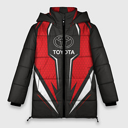 Женская зимняя куртка Toyota Driver team Red
