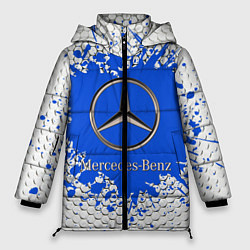 Куртка зимняя женская Mercedes, цвет: 3D-черный
