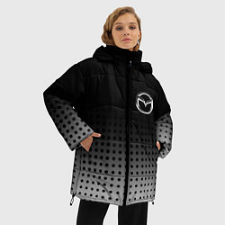 Куртка зимняя женская Mazda, цвет: 3D-черный — фото 2