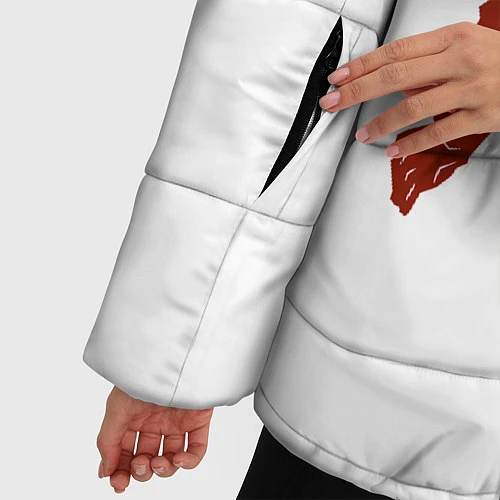 Женская зимняя куртка The Flash / 3D-Светло-серый – фото 5