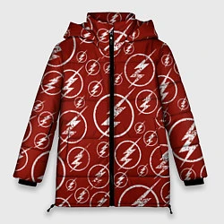 Женская зимняя куртка The Flash Logo Pattern