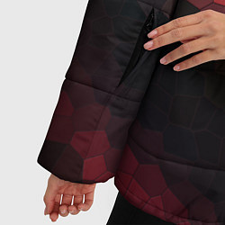 Куртка зимняя женская Пикси кожа, цвет: 3D-черный — фото 2