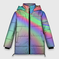 Куртка зимняя женская Gradient vinyl, цвет: 3D-черный
