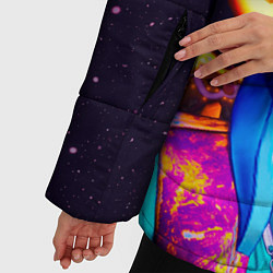 Куртка зимняя женская Astro Jack Fortnite, цвет: 3D-черный — фото 2