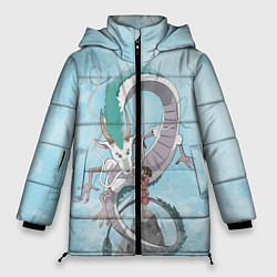 Куртка зимняя женская Унесённые призраками, цвет: 3D-светло-серый