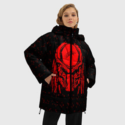 Куртка зимняя женская Предатор Z, цвет: 3D-красный — фото 2