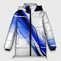 Женская зимняя куртка GEOMETRY STRIPES BLUE