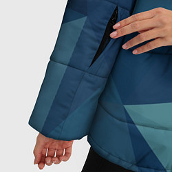 Куртка зимняя женская DARK BLUE, цвет: 3D-черный — фото 2