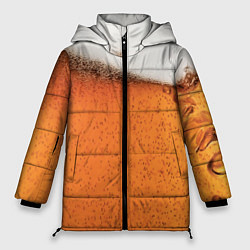 Куртка зимняя женская ПИВО!, цвет: 3D-черный
