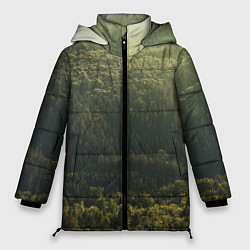 Женская зимняя куртка Летний лес