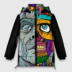 Куртка зимняя женская Франкенштейн, цвет: 3D-светло-серый