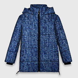 Женская зимняя куртка Джинсовка Текстура