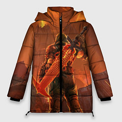 Куртка зимняя женская Палач Рока, цвет: 3D-черный