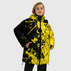 Куртка зимняя женская Ночное солнце, цвет: 3D-черный — фото 2