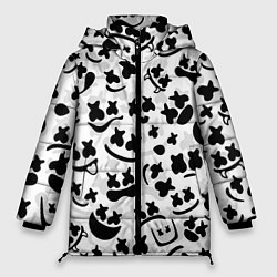 Куртка зимняя женская MARSHMELLO FACE, цвет: 3D-черный