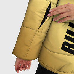 Куртка зимняя женская Billie Eilish Gold, цвет: 3D-черный — фото 2