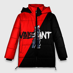 Куртка зимняя женская Valorant Jett, цвет: 3D-черный