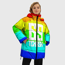 Куртка зимняя женская Такеши, цвет: 3D-красный — фото 2