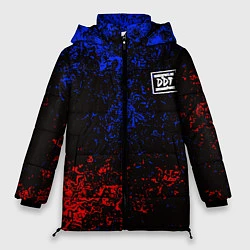 Куртка зимняя женская ДДТ спина Z, цвет: 3D-красный