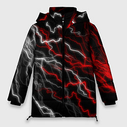 Куртка зимняя женская МОЛНИЯ, цвет: 3D-черный