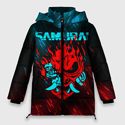 Женская зимняя куртка CYBERPUNK 2077 SAMURAI