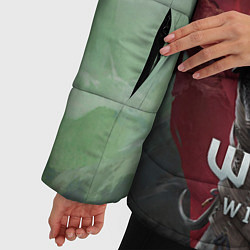 Куртка зимняя женская The Witcher 5-летие, цвет: 3D-красный — фото 2