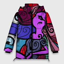 Куртка зимняя женская Девушка, цвет: 3D-черный