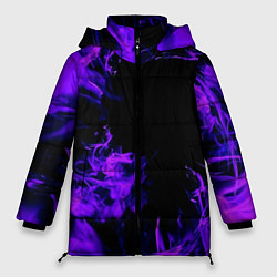 Куртка зимняя женская ФИОЛЕТОВЫЙ ОГОНЬ, цвет: 3D-черный