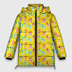 Куртка зимняя женская Микки Маус, цвет: 3D-черный