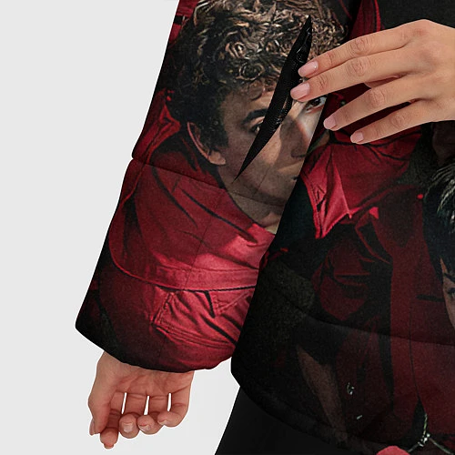 Женская зимняя куртка La Casa de Papel Z / 3D-Красный – фото 5
