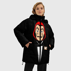 Куртка зимняя женская Бумажный Дом, цвет: 3D-черный — фото 2