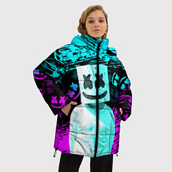 Куртка зимняя женская Fortnite Marshmello, цвет: 3D-черный — фото 2