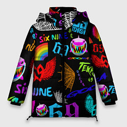 Куртка зимняя женская 6IX9INE, цвет: 3D-светло-серый