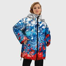 Куртка зимняя женская Россия, цвет: 3D-светло-серый — фото 2