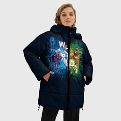 Куртка зимняя женская WORLD COLLIDE, цвет: 3D-светло-серый — фото 2