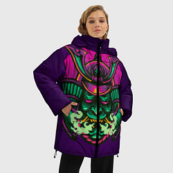 Куртка зимняя женская Маска Хання Ханья, цвет: 3D-черный — фото 2