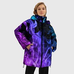 Куртка зимняя женская ОГОНЬ НЕОН, цвет: 3D-красный — фото 2