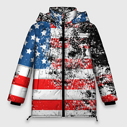 Куртка зимняя женская США, цвет: 3D-красный