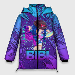 Куртка зимняя женская Brawl Stars BIBI, цвет: 3D-черный