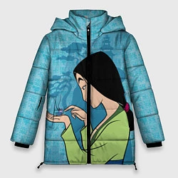 Куртка зимняя женская Mulan and Cri-Kee, цвет: 3D-черный