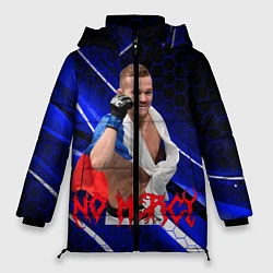 Куртка зимняя женская No mercy Petr Yan, цвет: 3D-красный