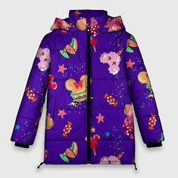 Куртка зимняя женская Минни Маус, цвет: 3D-черный