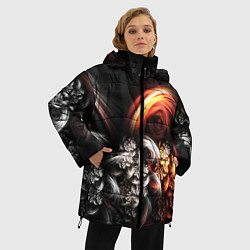 Куртка зимняя женская FRACTALS, цвет: 3D-светло-серый — фото 2