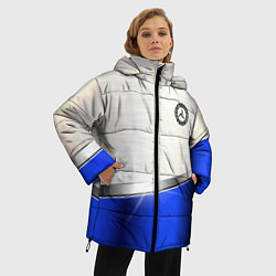 Куртка зимняя женская MERCEDES-BENZ, цвет: 3D-светло-серый — фото 2