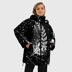 Куртка зимняя женская ОДНИ ИЗ НАС ТАТУ ЭЛЛИ, цвет: 3D-черный — фото 2