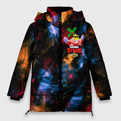 Куртка зимняя женская BRAWL STARS SPROUT СПРАУТ, цвет: 3D-черный